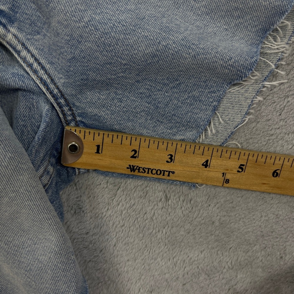 Outerknown Jean Shorts Womens 28 Blue The Beachcomber Cut-Offs Sea Denim Organic - Picture 9 of 11